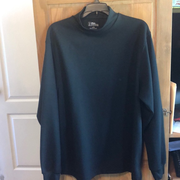 pga tour mock turtleneck shirts